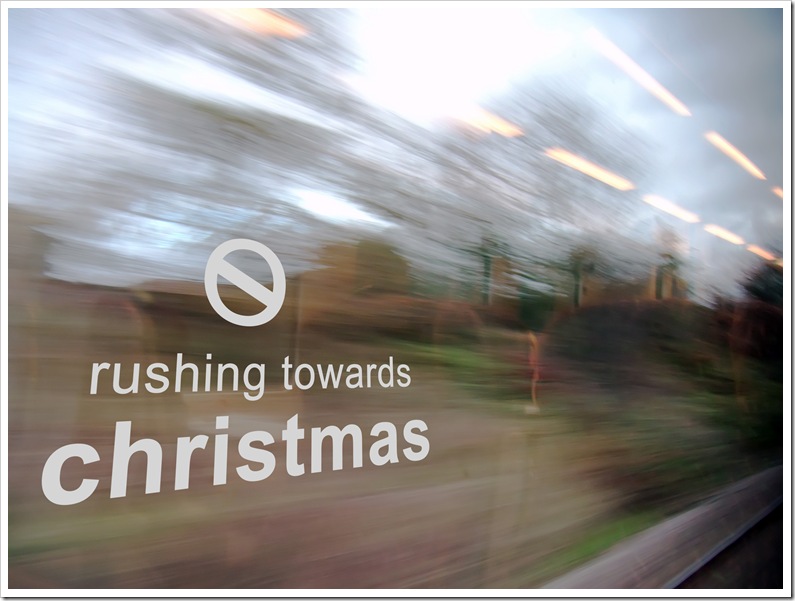 davesdistrictblog: Advent themes: no rushing towards Christmas